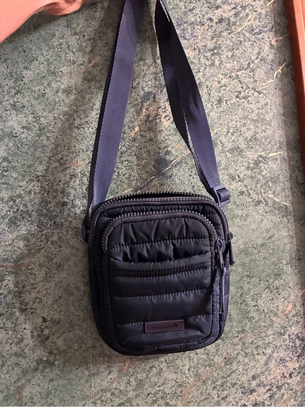 Navy Rebok purse